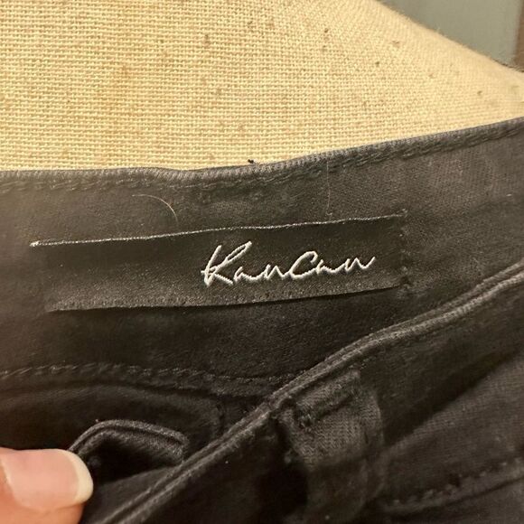 KanCan Black Distressed Shorts - Picture 2 of 4